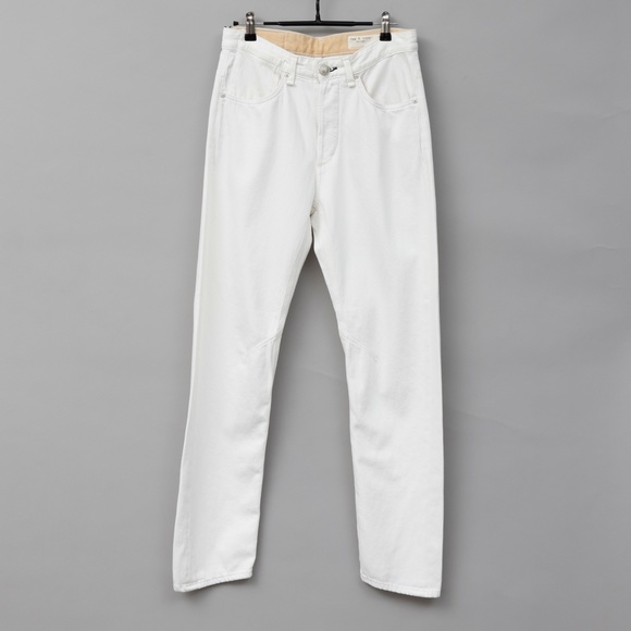 NWT Rag & Bone Off-White Mid-Rise Boyfriend Jean *SAMPLE* - Picture 1 of 7